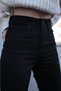 Kaisa Black High Waist Lycra Mom Jeans Denim Jeans - 2
