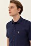 Navy Blue Men's Shirt - 2