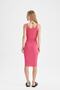 Bodycon Strappy Midi Knitted Dress - 7