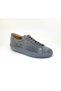 Genuine Leather Gray Men's Sports Shoes - 2