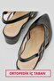 Women's Black Genuine Leather Heeled Shoes Size 35-41 - 4