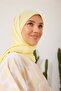 Women's Crepe Shawl Lemon Yellow - 4 - 3