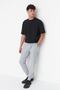 Gri Basic Regular/Normal Kesim Lastik Paça Jogger Eşofman Altı TMNSS20EA0053 - 2