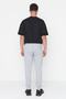 Gri Basic Regular/Normal Kesim Lastik Paça Jogger Eşofman Altı TMNSS20EA0053 - 6