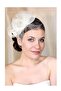 Bridal Cap with Buckle Voilet Wedding Buckle Wedding Hair Accessory Bridal Cap