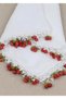 Cherry Embroidered Hand Embroidered Beaded Scarves