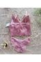 Dantelli Bralet Pembe Takım - 2