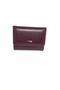 Claret Red Wallet with Mini Coin Compartment - 3
