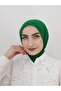 وشاح جاهز مزود بمشبك شال Hijap أخضر نابض بالحياة - 5
