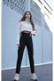 Kaisa Black High Waist Lycra Mom Jeans Denim Jeans - 3