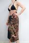 Brown Leopard Print Long Pareo Women's Beach Dress New Season - 2