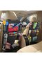 Car Seat Organizer Vehicle Seat Back Protector Tablet Phone Newspaper Holder Auto Organizer - 3
