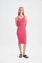 Bodycon Strappy Midi Knitted Dress - 2