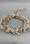 Bridal Hair Accessory Crystal Cream Pearl and Straw Bridal Crown – Crown, Crystal Stone, Stylish Model – t - 3
