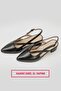 Women's Black Genuine Leather Heeled Shoes Size 35-41 - 3