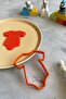 برتقالي Zıbın Dough Shaper / كوكي / سيراميك / لعبة - 2
