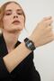 Unisex Black Retro Mask Patterned Digital Wristwatch Apwa064901 - 2