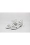 Girl's Transparent Single Banded Jewelled Heeled Evening Dress Shoes - 4