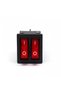 Ic-101 مفتاح تشغيل وإيقاف مزدوج الضوء 6p - 2