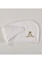 100% Cotton, Soft, Triga Mayer Velvet White Bonnet, Thermal and Bath Cap - 2