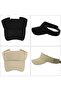 Unisex UV Protective Sportsman Beach Visor Hat Set of 2 - 2