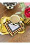 Black and White Checkered Wavy Series Cocktail Napkin - (2 Pieces)