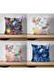 Special Design Double Sided Digital Printed Decorative Throw Pillow Cover 4 Pieces - 2