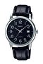 Leather Band Men's Wristwatch with Calendar