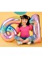 5 Year Old Mermaid Tail with Number Balloons Welcome Set Rainbow Number Balloon Fish Tail - 5