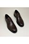 Genuine Leather Brown Men's Classic Shoes - 3