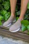 Ciera Women's Beige Knitwear Sneaker - 7