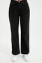 Black Super High Waist Wide Leg Jeans Loose Lycra Denim Trousers - 4
