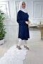 Firdevs Ayrobin Tunik - Navy Blue - 3