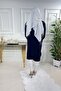Firdevs Ayrobin Tunik - Navy Blue - 4