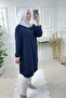 Firdevs Ayrobin Tunik - Navy Blue - 5