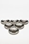 Copper Hand Forged Tea Plate Set & Tea Plate 12 Pieces for 6 People (6 Cups with Gift) - 2