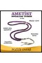 Certified Amethyst 99 Natural Stone Rosary 6 Mm, T068