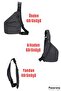 Waist Bag Men's Messenger Bag Saddlebag Single Shoulder Crossbody Sports Backpack With Strap For Chest - 3