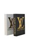 Set of 2 Lv Gold Decorative Book Box