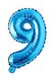 Paw Patrol Balloon Paw Patrol Characters Themed Welcome Set 76cm Blue Number Balloon Easy Installation - 8