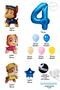 Paw Patrol Balloon Paw Patrol Characters Themed Welcome Set 76cm Blue Number Balloon Easy Installation - 3