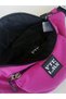 Unisex Fuchsia Colored Shoulder and Waist Bag - 3