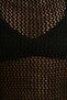 Black Extra Wide Fit Cotton Openwork/Perforated Knitwear Sweater TWOAW20FV0184 - 4
