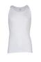 2-Piece Women's White Cotton Camisole Thick Strap Tank Top - 2