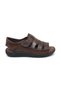 Taşpınar 100% Genuine Leather Inside and Outside Men's Orthopedic Summer Comfortable Daily Sandals 40-44 - 2