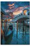 Cakasepetim Italy Venice Gondola and Cloudy Skies 255 Piece Puzzle Jigsaw Mdf (Wood)