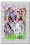 Painting Dog Image 1000 Piece Puzzle Jigsaw Puzzle Mdf (WOOD)