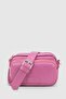 Women's Fuchsia Multi-Pocket Adjustable Crossbody Bag