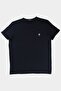 Blue - Erkek Merserize Pamuk Basic T-shirt - 5