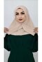 وشاح حجاب بيج - شال بونيه - 4